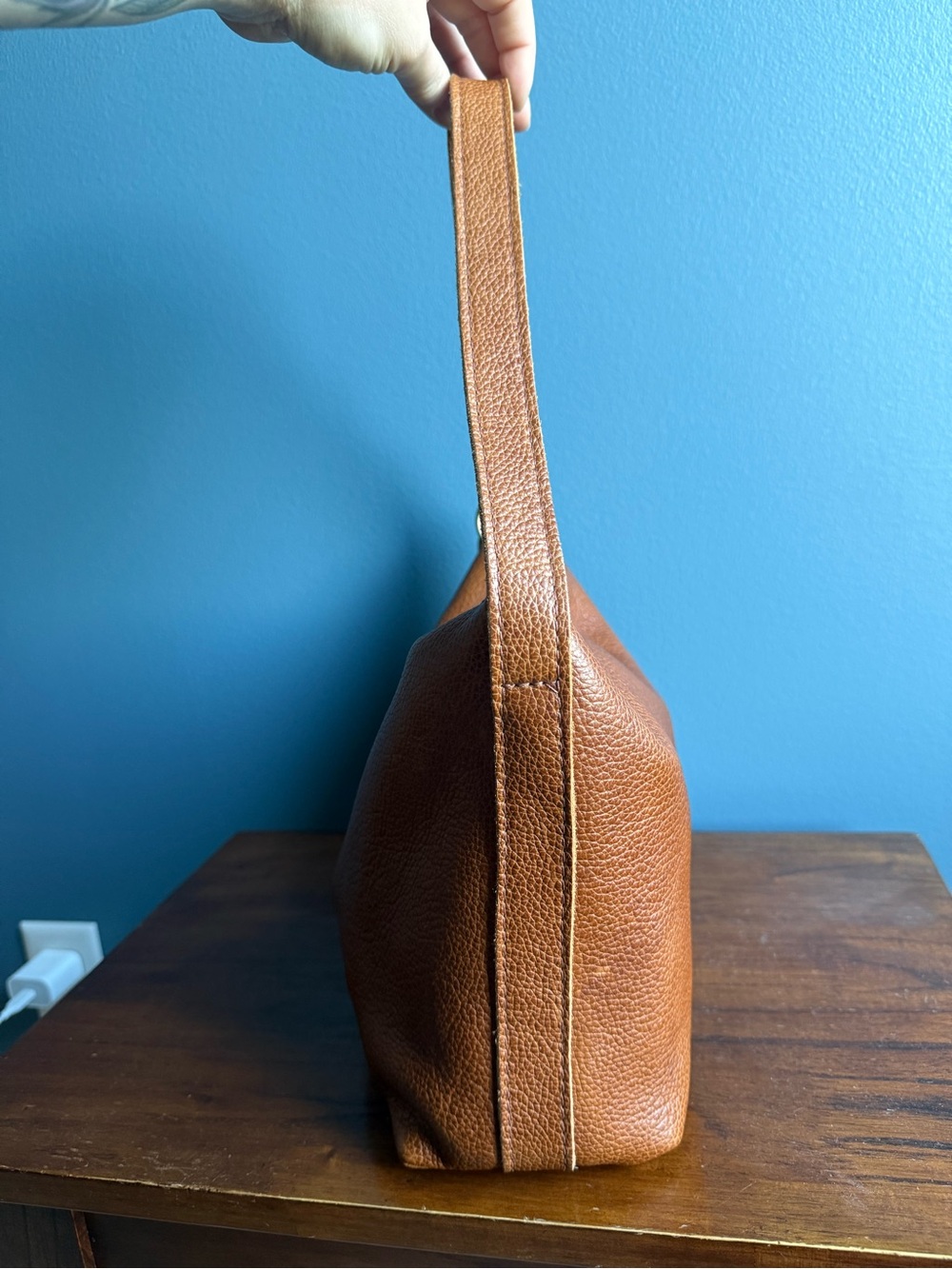 Portland Leather Goods - large Slouchy, Golden - Picture 5 of 12